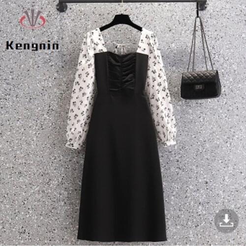 Oversized Womens Summer Sundresses 2021 Summer Ladies Embroidery Black Dress Belt Single Sashes Dress Women Midi Dress KE1425