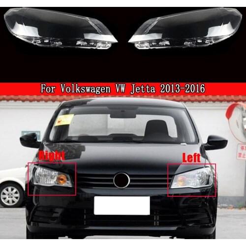 Car Headlight Lens Glass Lampcover Cover Lampshade Bright Shell Product Replacement For Volkswagen VW Jetta 2013 2014 2015 2016