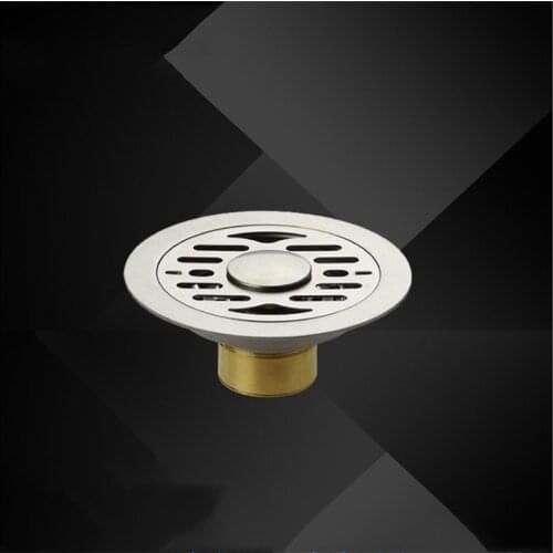 Stainless Steel Floor Drain Waste Grates Bathroom Shower Drain Bathroom Deodorant Waste Drain Strainer Cover