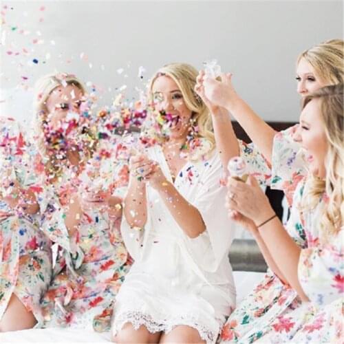 Party Decoration Hand-held Confetti Tube 1pcs Wedding Decoration Groom/bride Atmosphere Hand Throwing Confetti Flowers