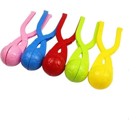 Funny Winter Snowball Maker Colour Random Sand Mold Tool Kid Toy Lightweight Compact Snowball Fight Outdoor Sport Toy Size S