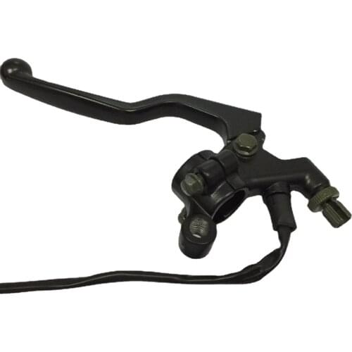 For Motorcycle Accessories For Xinyuan X5 Clutch Handle - Left Handle - Matte Black - Aluminum Alloy with Mirror Mount