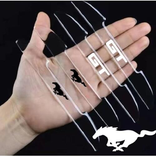 Car accessories car door anti-collision strip decoration For Ford Wolf ST Racing GT Shelby Mustang Kuga Auto Accessories