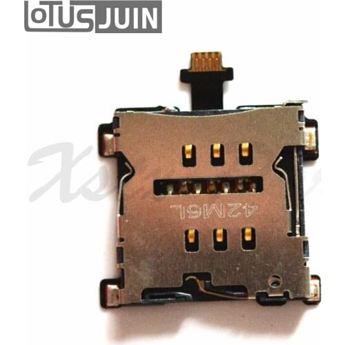 10x SIM Card Tray Slot Socket Reader Holder Flex Cable Ribbon Replacement Parts for HTC One M7