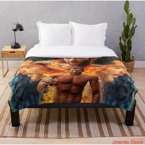 Tom Ellis Lucifer is Risen Blanket Fleece Plush Blankets on Bed/Sofa Sleeping Cover Bedding Throws Bedsheet for Kids Adult