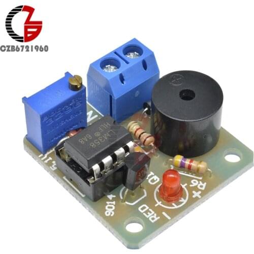 12V Accumulator Storage Battery Low Voltage Undervoltage Overcharge Discharge Sound Alarm Buzzer Detector Protection Board