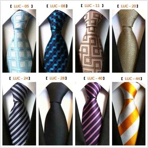 HOOYI Fashion Tie Business Neck Ties for Men Neckwear Wedding Party Gift Neckties Plaid Stripe Dot 8cm