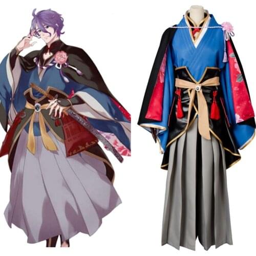 Touken Ranbu Cosplay Kasen Kanesada Kimono Cosplay Costume Adult Men Women Full Sets Halloween Custom Made