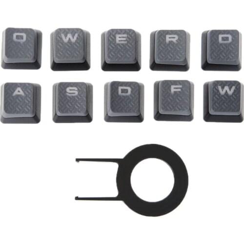 10Pcs/Pack Keycaps for Corsair K70 K65 K95 G710 RGB STRAFE Mechanical Keyboard