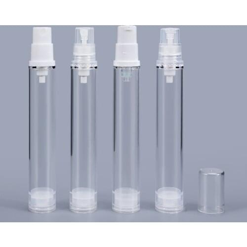 10PCS of 15ML Round Vacuum Bottle Empty Lotion Essential oil Cosmetic Refillable Storage Container
