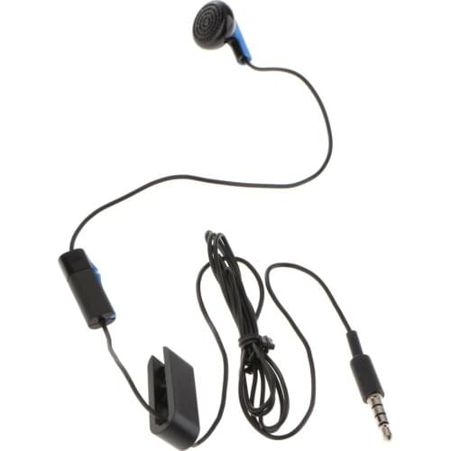Headphone for Sony PS4 Headset Chatting Single Earphone Game Earpiece Earbud in Ear Microphone Control