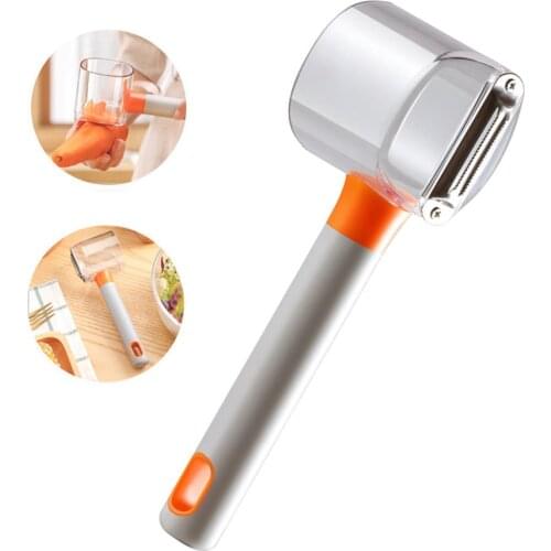 Fruit Peeler Vegetable Potatoes Carrots Creative Lazy Collecting Cup Peeler Multifunctional Peeling Machine For Kitchen Tool