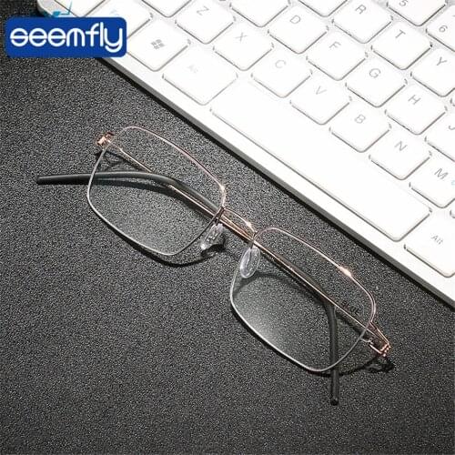 Seemfly Small Full Frame Reading Glasses Women Men TR90 Anti Blue Light Blocking Eyeglasses Lenses +1.00 +1.50 +2.00 +2.50 +3.50