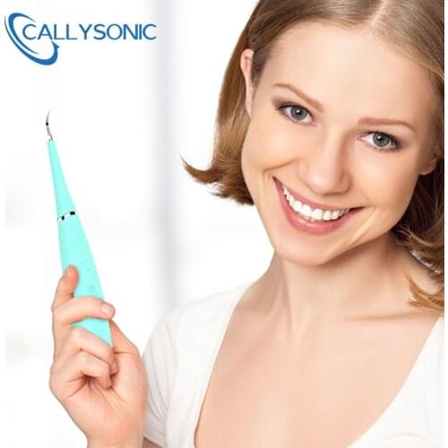 Portable Electric Sonic Dental Scaler Tooth Cleaner Calculus Stains Tartar Remover Dentist Teeth Whitening Tool USB Rechargabler