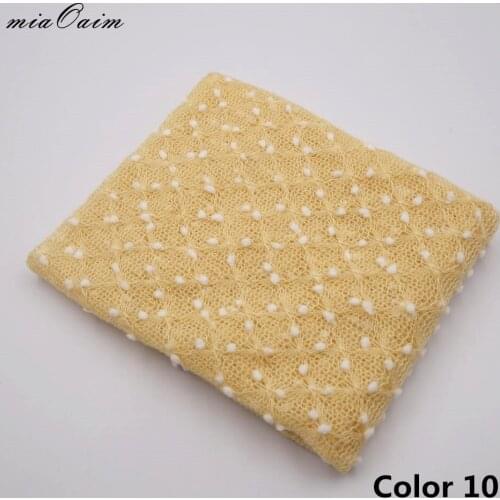 150*150cm Stretch Knit Bobble Wraps Blanket Basket Filler Stuffer Newborn Baby Photography Props photography Studio Background