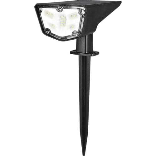 Solar intelligent induction projector LED outdoor waterproof spotlight tree lamp lawn spotlight ground plug lamp