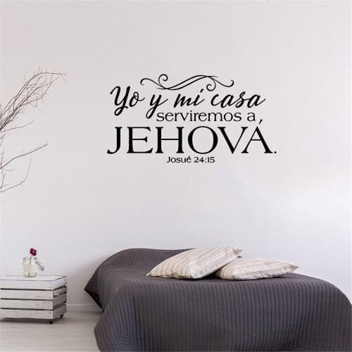 Yo y mi casa wall sticker spainsh quote letter wall decal home decoration for living room vinyl art mural RU4068