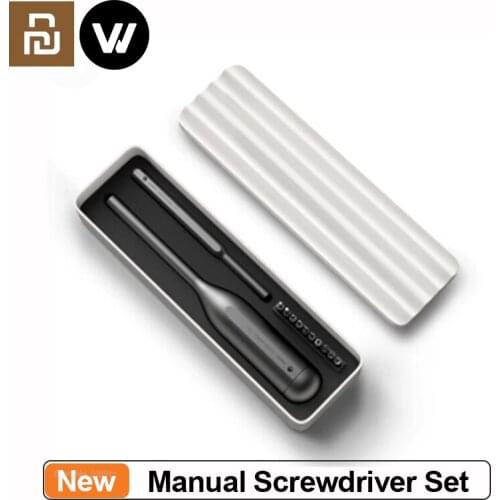 Youpin Wowstick Manual Screwdriver Set Box Daily Use Screwdriver Kit S2 Precision Magnetic Bits DIY Screw Driver Kit