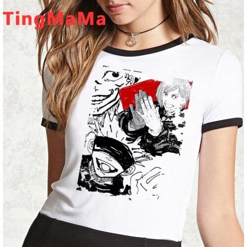 Jujutsu Kaisen Gojo Satoru Yuji Itadori clothes male casual grunge couple clothes t shirt clothes harajuku harajuku kawaii