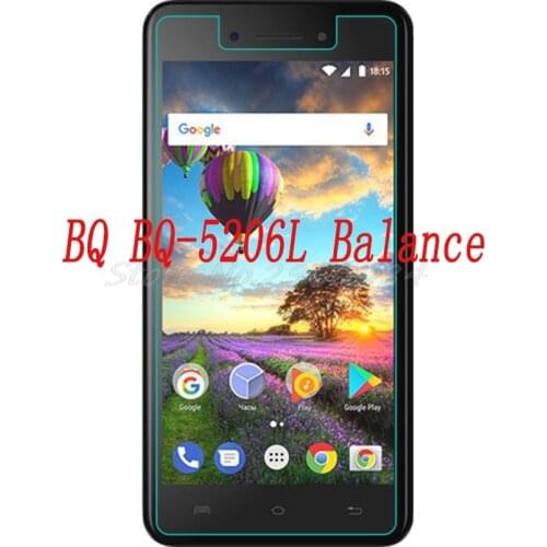 2PCS NEW Screen Protector mobile phone For BQ BQ-5206L Balance 5206L 9H Tempered Glass Film Protective Screen Cover