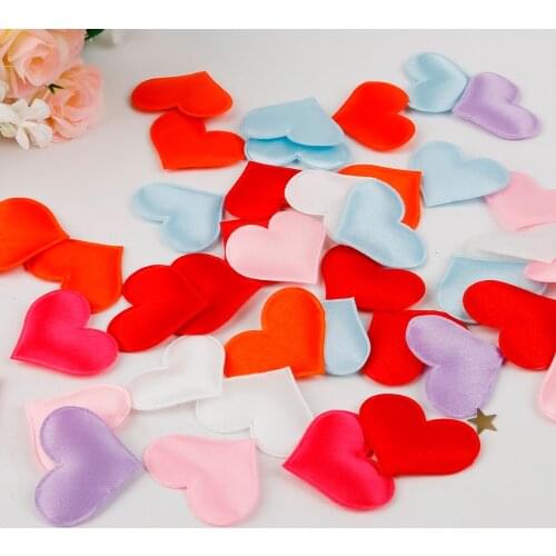 100Pcs 2cm 3cm Love Heart Shaped Sponge Petal For Wedding Decoartion DIY Rose Petals Festival Party Favors Supplies