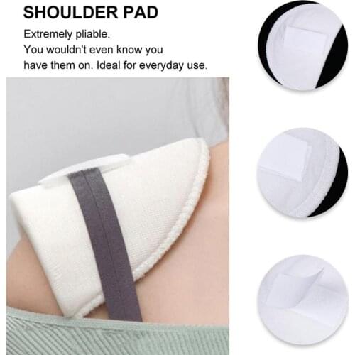 2 Pairs Thick Shoulder Mat Soft Dress Skirt Sponge Pad Suit Coat Shoulder Pad