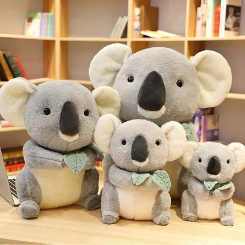 30cm/40cm/50cm/70cm New Gray Cute Cute Koala Plush Toy Creative Animal Doll Rag Doll Doll Girl Birthday Gift