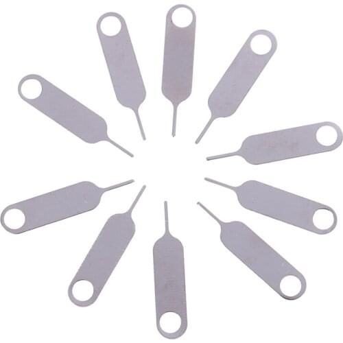 5/10/20/50pcs New Smartphone Take Sim Card Remover Tool Pin Needle Replacement Parts Phone Card Pin High Quality