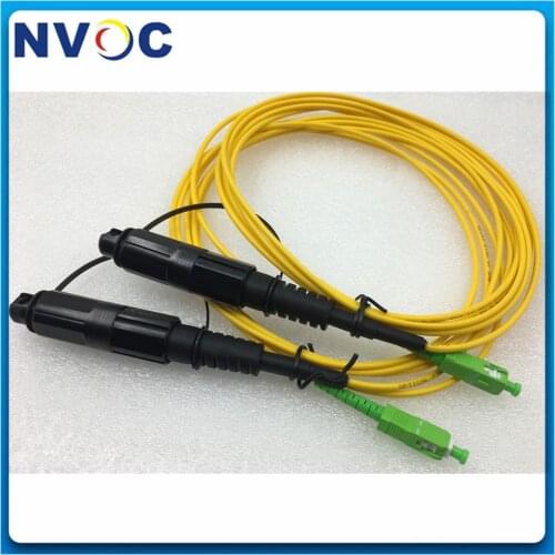 5Pcs/lot IP68 SOS Armour Corning for Waterproof Patch FTTH Fiber Optic Cord Armour 1M 2M 3M 5M 7M 10M with Connector SC/APC