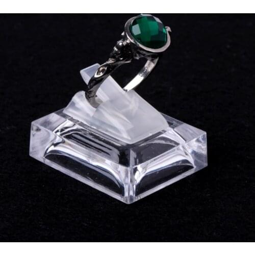 Acrylic Transparent Ring Show Display Showcase Jewelry Decoration Stand Holder