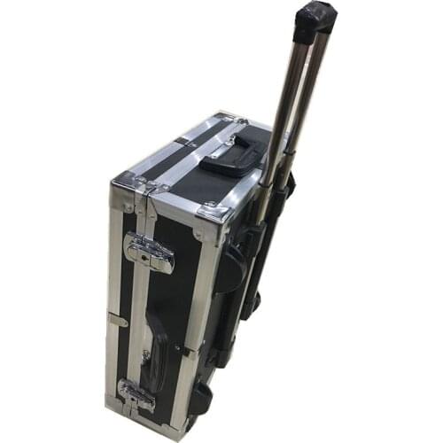365*465*180mm Aluminum trolley case toolbox tool case Protective Camera Case equipment box with pre-cut foam lining