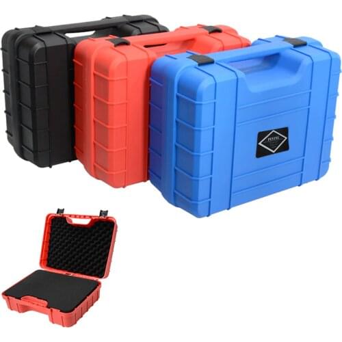 Tool Box ABS Plastic Toolbox Tool Case Impact Resistant Protective Safety Case Equipment Instrument Box Shockproof with sponge