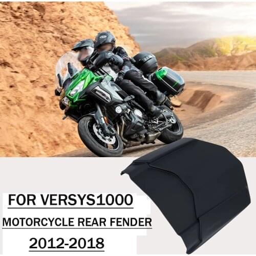 Motorcycle plastic black Anti-dirty Fender Rear Wheel Splash Guard Protector Fender Rear Extender For Kawasaki Versys1000 12-18