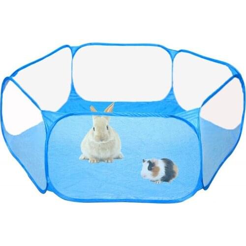 Hot Small Animals Breathable Folding Fence Portable Small Pet Cage Tent Playpen For Hamster Hedgehog Puppy Cat Rabbit Guinea Pig