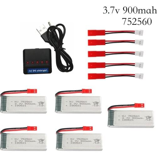 3.7V 900mah lipo Battery For 8807 8807w A6 A6W Rc Quadcopter Spare Parts 5in1 Balance Charger Lipo Battery Accessories Rc Drones