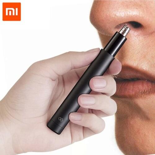 100% original Xiaomi Mini Nose Hair Trimmer HN1 Sharp Blade Portable Minimalist Design Safe trim Nose hair For Family Daily Use
