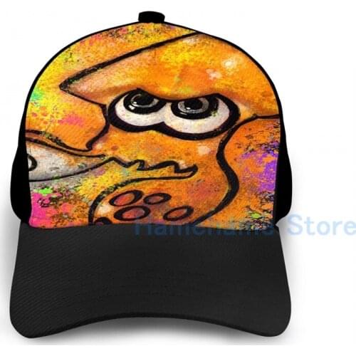 Fashion Splatoon - I've Got an Inkling Basketball Cap men women Graphic print black Unisex adult hat