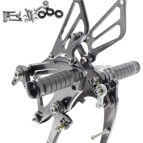 Motorcycle Adjustable Rearsets Foot Pegs Footrest for HONDA CBR500R/400R/CB500F/400F 2013-2017 2014 2015 2016