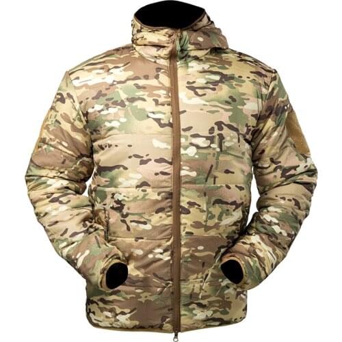 Mens Autumn Winter Camouflage Tactical Military Parka with Hood Lightweight Working Clothing Hunting Outdoor Male Coat Outwear