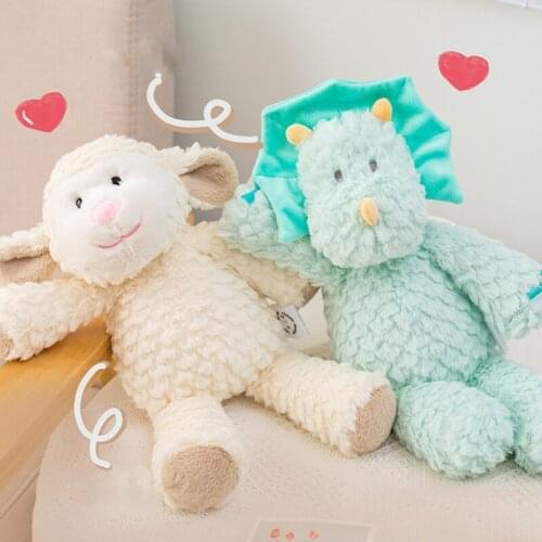 Long Legged Little Sheep Long Legged Triceratops Plush Soft Toy Plushies Stuffed Animals Kawaii Pillows Appease Dinosaur Plush