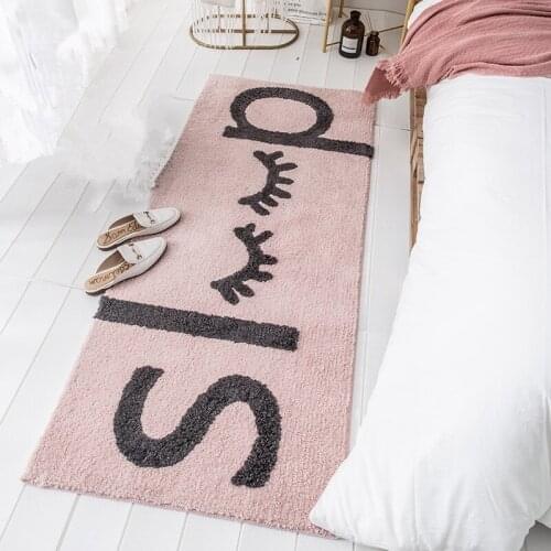 Nordic Home Antiskid Soft Carpets For Living Room Modern Simple Bedroom Bedside Carpet Table Rugs Rooom Mats Area Kids Coffee