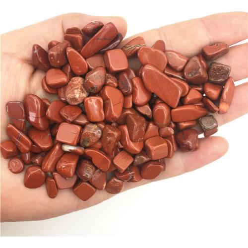 Wholesale 50g 7-9mm Tumbled Natural Red Jasper Polished Crystal Stones Healing Specimen Natural Quartz Crystals