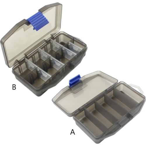 Compartments Organizer Container Visible Plastic Fishing Lure Box Tackle Bead Screw Baits Holder High Quality and Brand New
