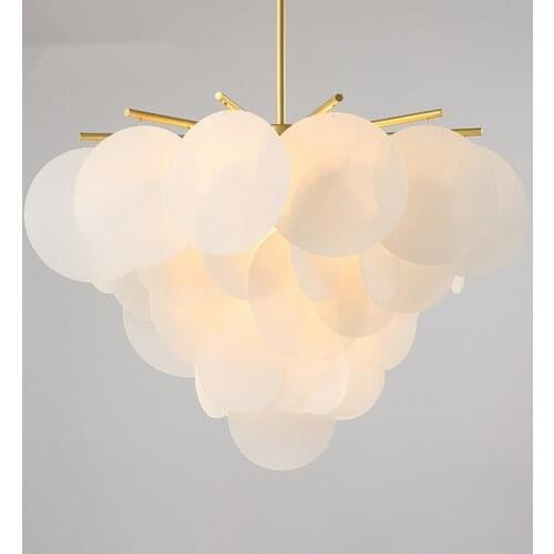 Post Modern Simple Pendent Lamp Living Room Dining Room Restaurant Bedroom Pendent Lights Indoor LED Acrylic Chandelier Lighting