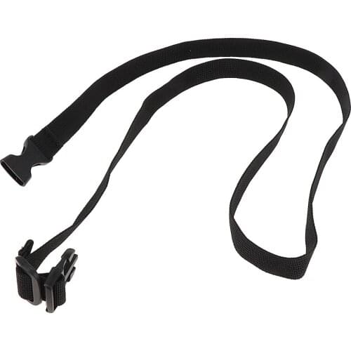 Replacement Rock Climbing Chalk Bag Adjustable Nylon Waist Belt Strap with Clip Buckle 118 x 1.8cm