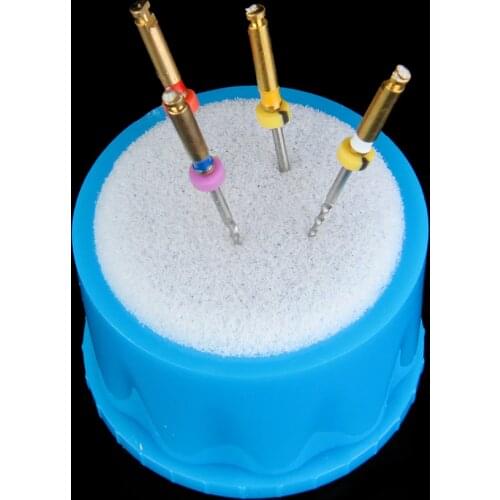 Dental Endo Stand Cleaning Foam Sponge File Holder Autoclavable Dispenser Endo clean