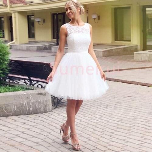 Suruimei Sleeveless Wedding Dresses