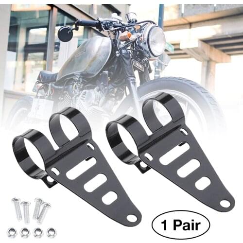 41-43mm Universal Motorcycle Headlight Mounting Bracket Fork Ears Adjuster Mount Clamp Chopper Holder For Dirt Bike Cafe Racer