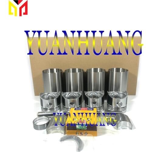 V1100 Engine Rebuild Kit Overhual Repair Gasket Set For Kubota Excavator Tracotr Liner Sleeve Piston Ring Bearing