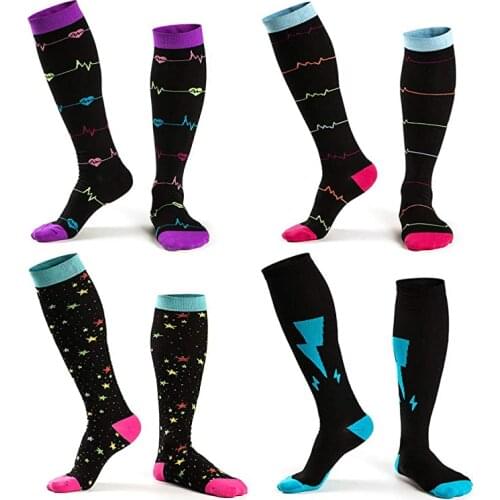 Varicose Vein Stockings Antifatigue Unisex Compression Socks Medical Varicose Veins Leg Relief Pain Knee Travel Flight Socks